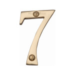 M Marcus Heritage Brass Numeral 7 - Face Fix 51mm 